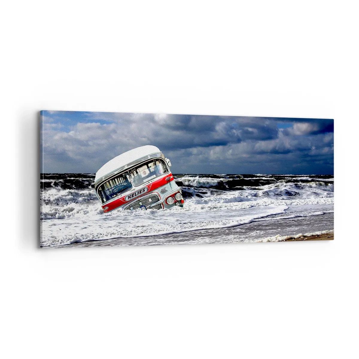 Schilderen op canvas - En je bent verrast? - 100x40 cm