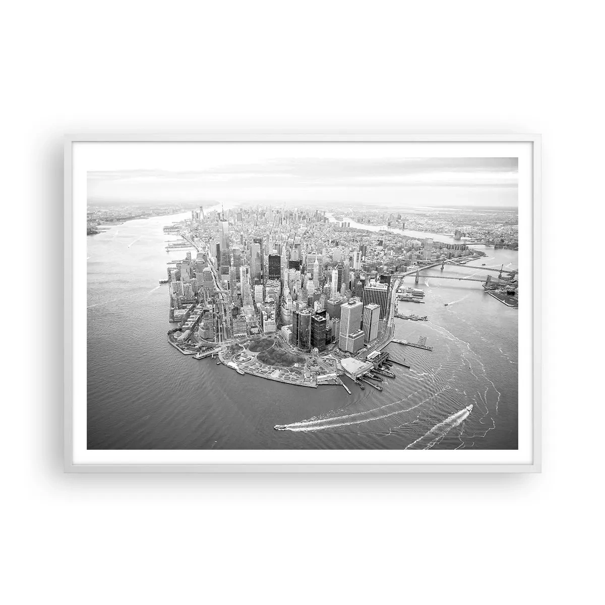 Poster in een witte lijst - Hoe niet lief te hebben? - 100x70 cm