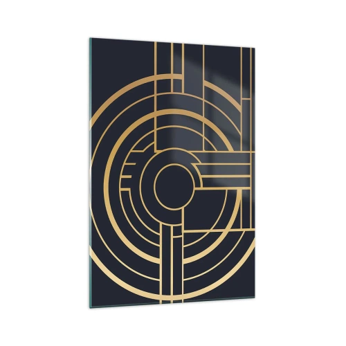 Schilderen op glas - Draaien van dingen - 70x100 cm