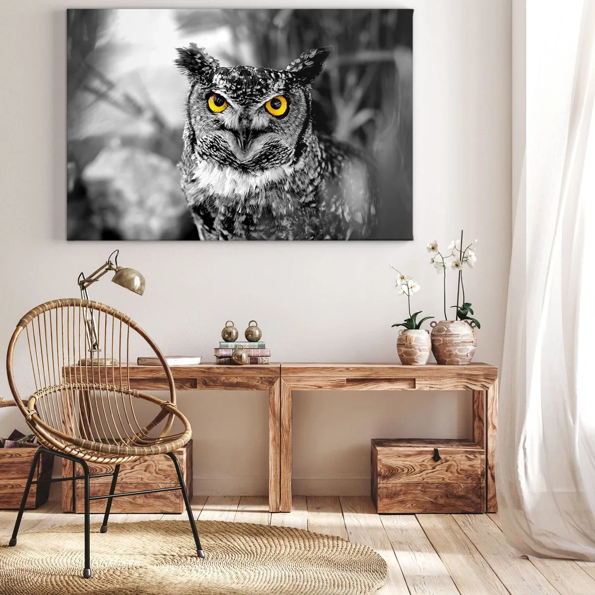 Schilderen op canvas - Niets zal zich verbergen - 70x50 cm