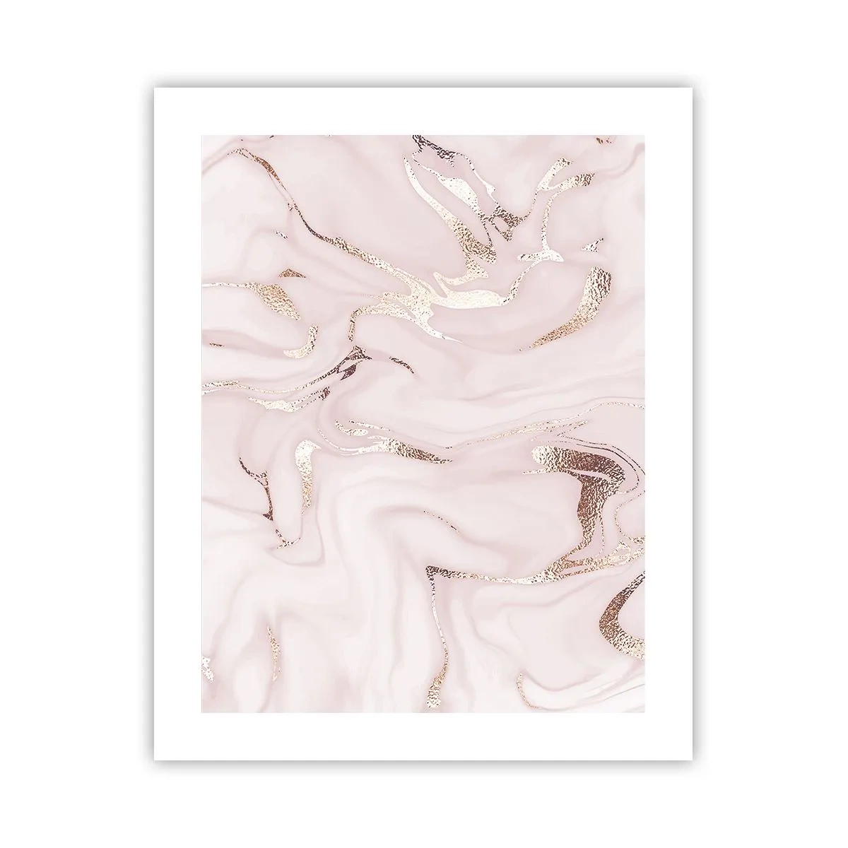 Poster - In een roze sjaal - 40x50 cm