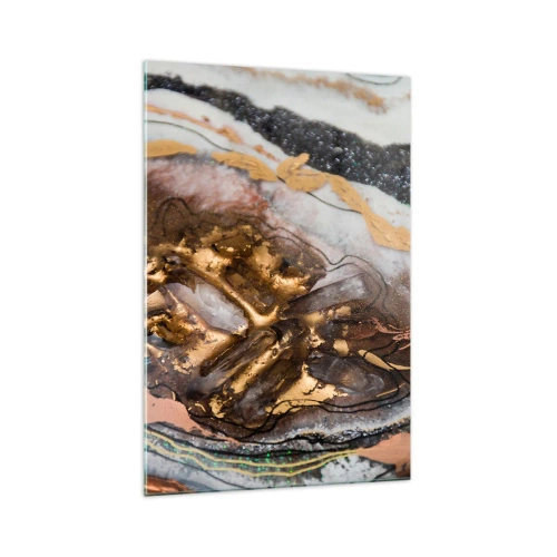Schilderen op glas - Het element aarde - 70x100 cm