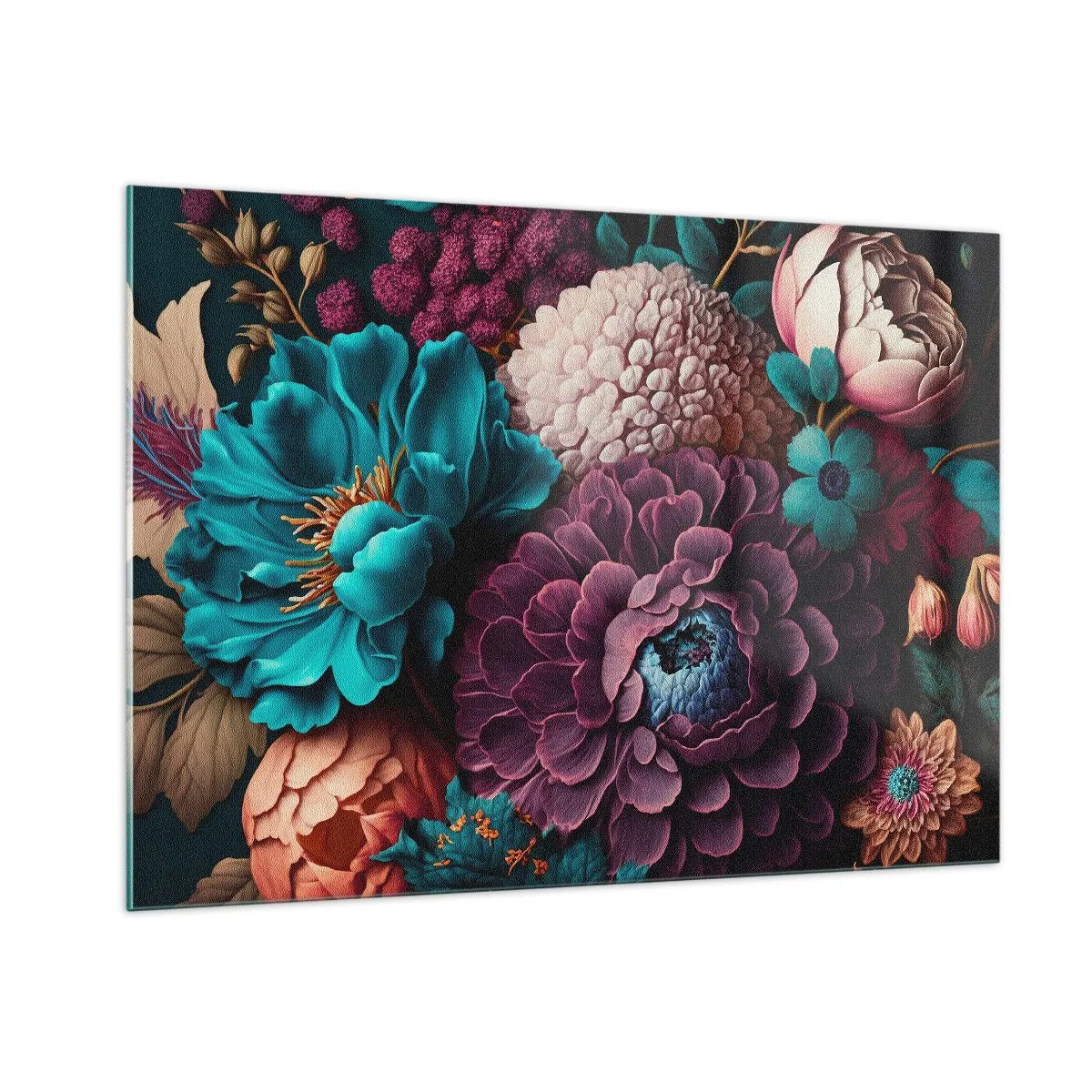 Schilderen op glas - Natuur in overvloed - 100x70 cm