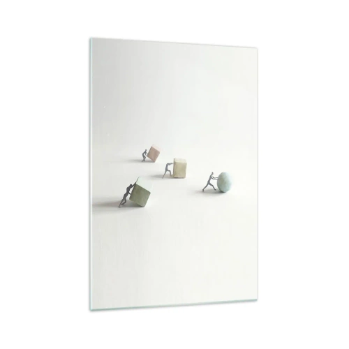 Schilderen op glas - Puur leven - 70x100 cm