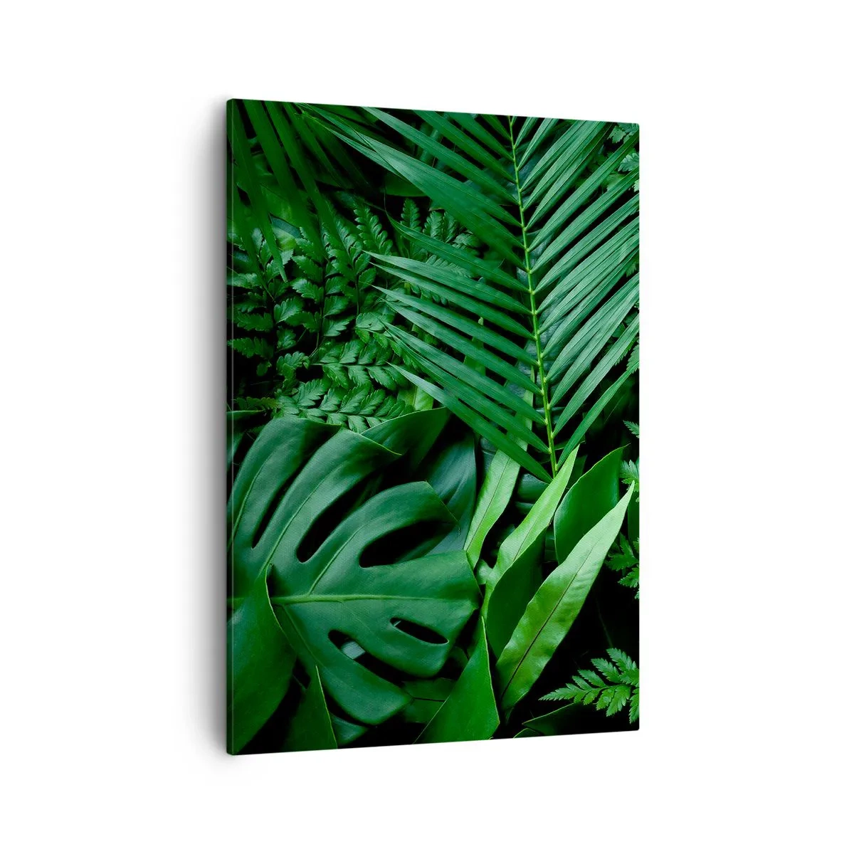 Schilderen op canvas - Ineengedoken in het groen - 50x70 cm