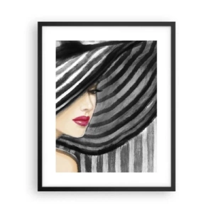 Poster in een zwarte lijst - Waar moet je zoeken? - 40x50 cm