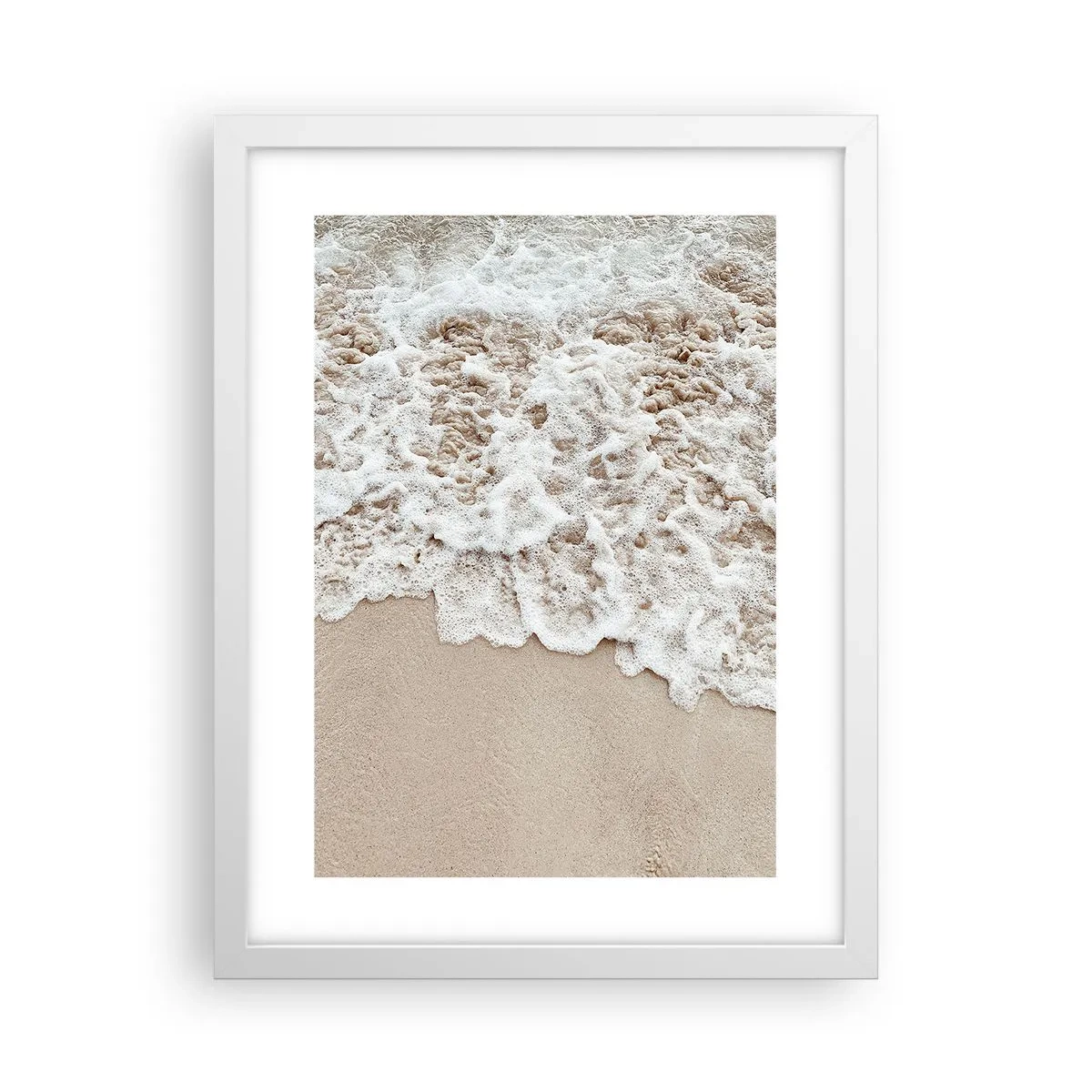 Poster in een witte lijst - Ben zo terug - 30x40 cm