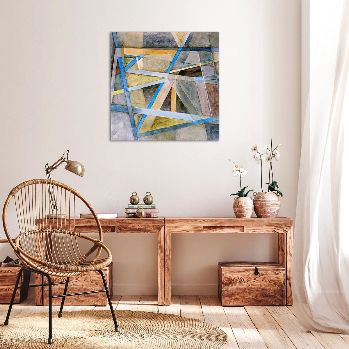 Schilderen op canvas - Recht of diagonaal? - 30x30 cm