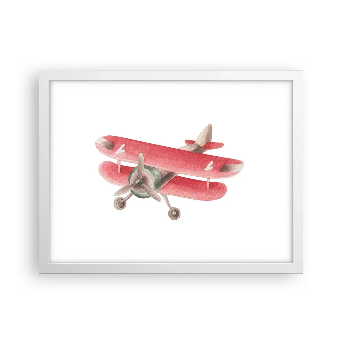 Poster in een witte lijst - Klaar voor hoge vluchten - 40x30 cm