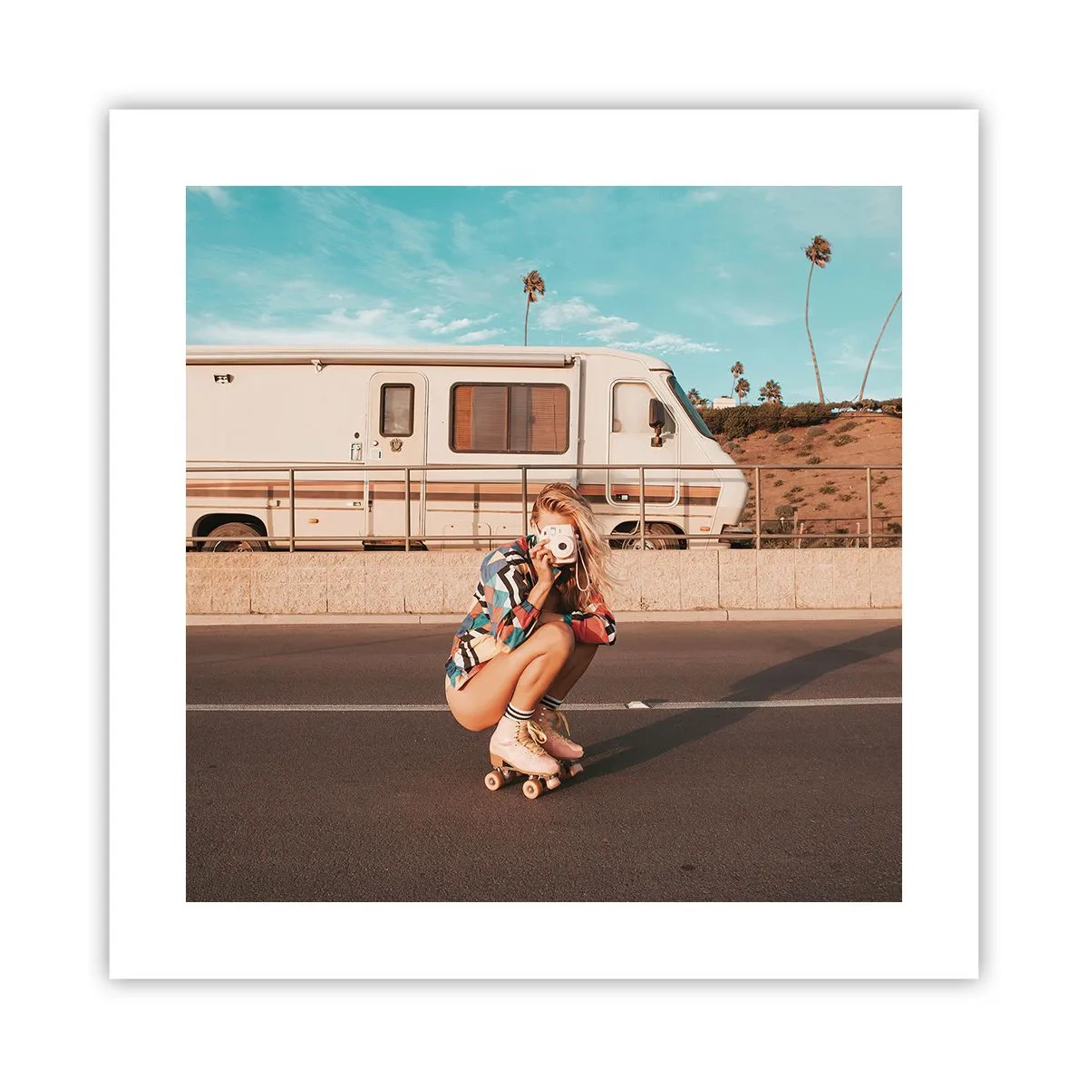 Poster - Lach alsjeblieft! - 40x40 cm