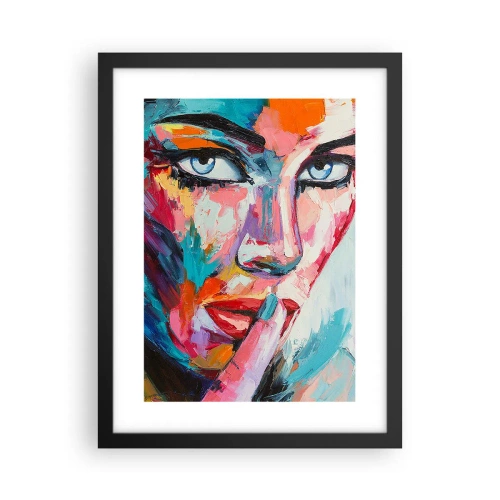 Poster in een zwarte lijst - Ons eerste geheim - 30x40 cm