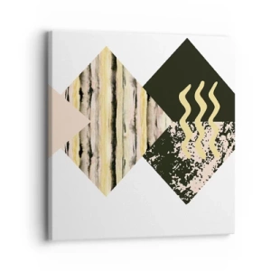 Schilderen op canvas - Er is niet zo eenvoudig - 30x30 cm