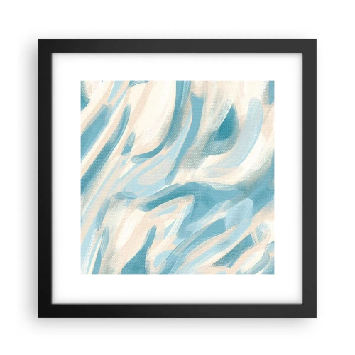 Poster in een zwarte lijst - Lente briesjes - 30x30 cm