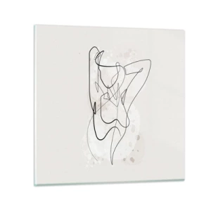 Schilderen op glas - De kunst van het verleiden - 30x30 cm