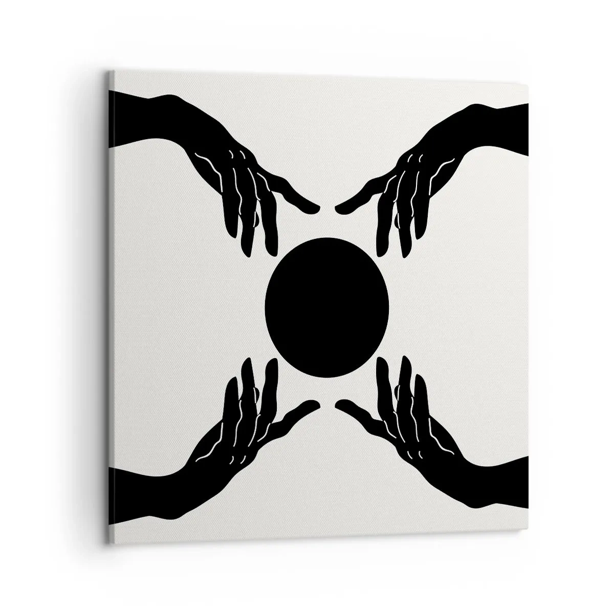 Schilderen op canvas - Geheim teken - 50x50 cm