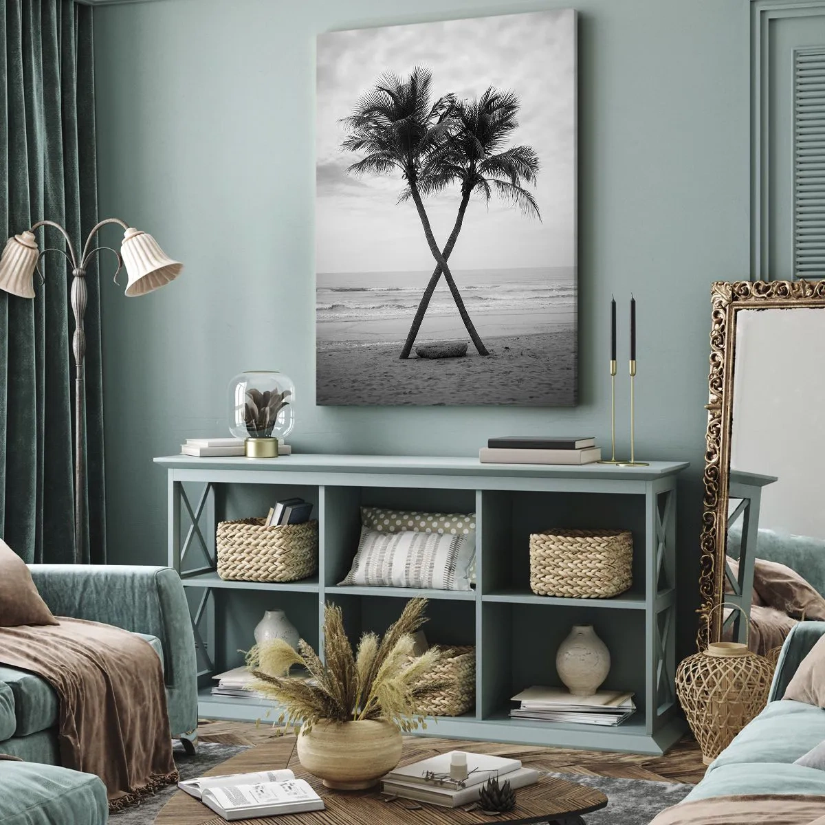 Schilderen op canvas - Een tedere aanwezigheid - 45x80 cm