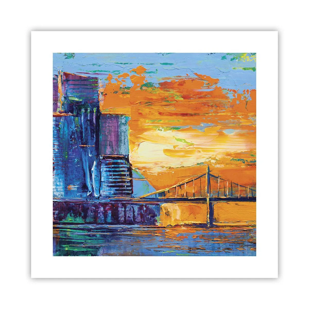 Poster - Cultuur en natuur - 40x40 cm