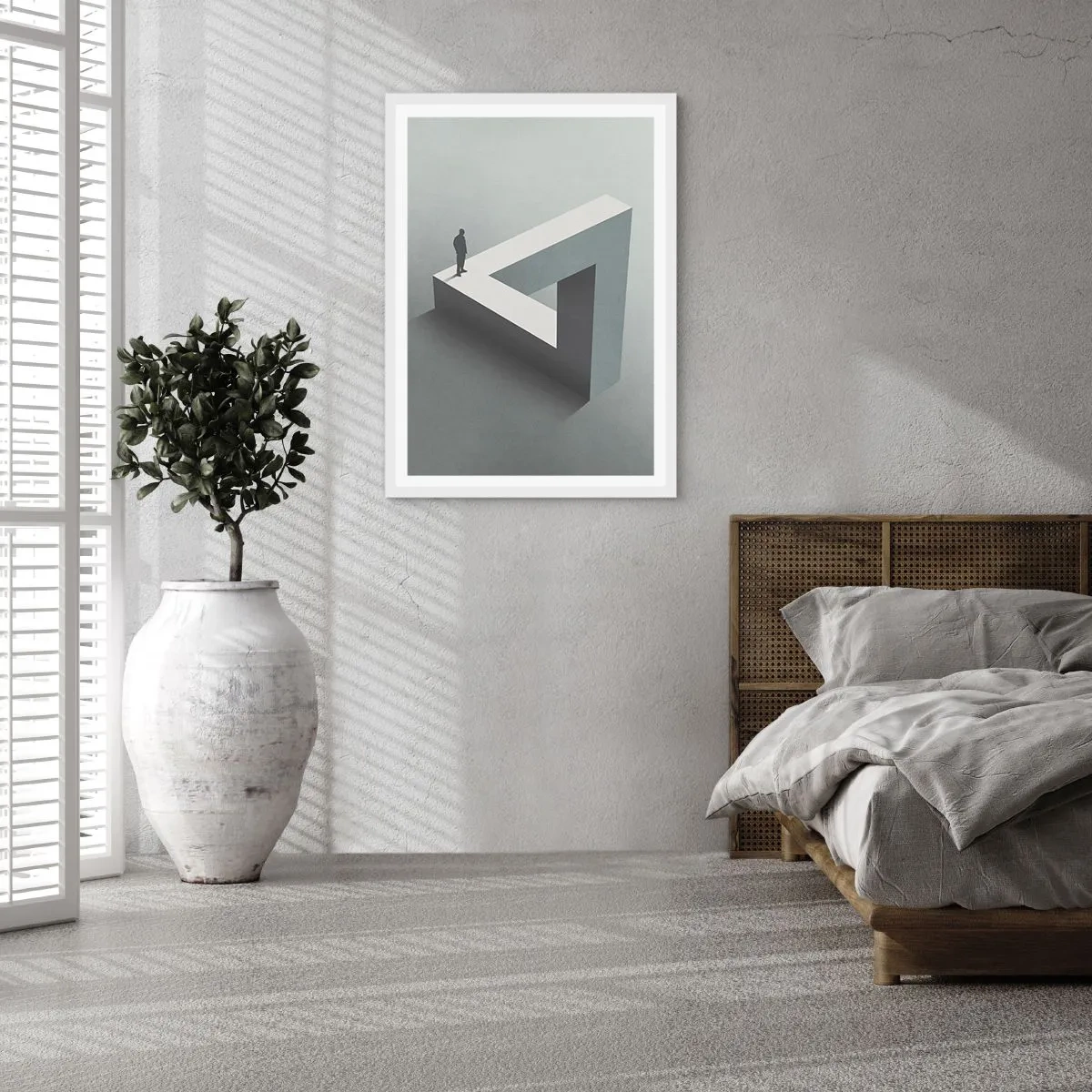 Poster in een witte lijst - Maar het is toch mogelijk - 70x100 cm