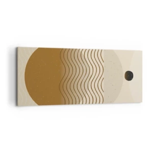 Schilderen op canvas - Over de oorsprong van geometrische figuren - 120x50 cm