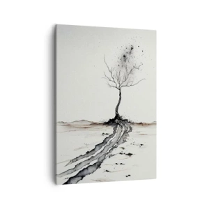 Schilderen op canvas - Winterse melancholie - 50x70 cm
