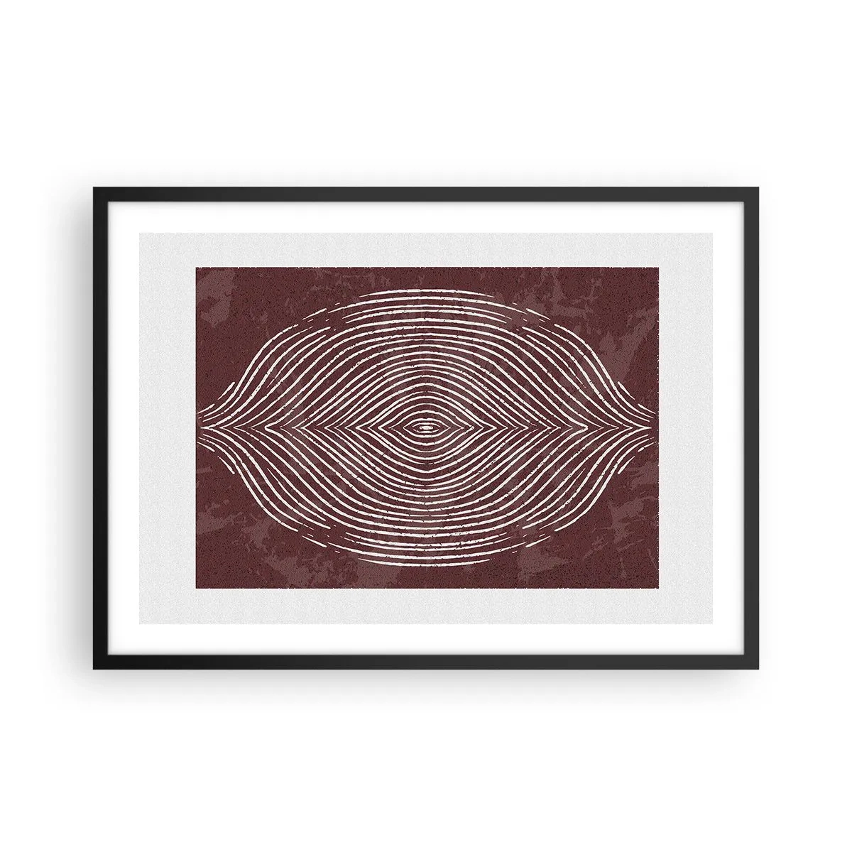 Poster in een zwarte lijst - De ruimte spreekt - 70x50 cm