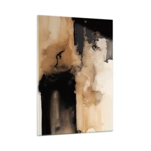 Schilderen op glas - Intrigerende abstractie - 50x70 cm