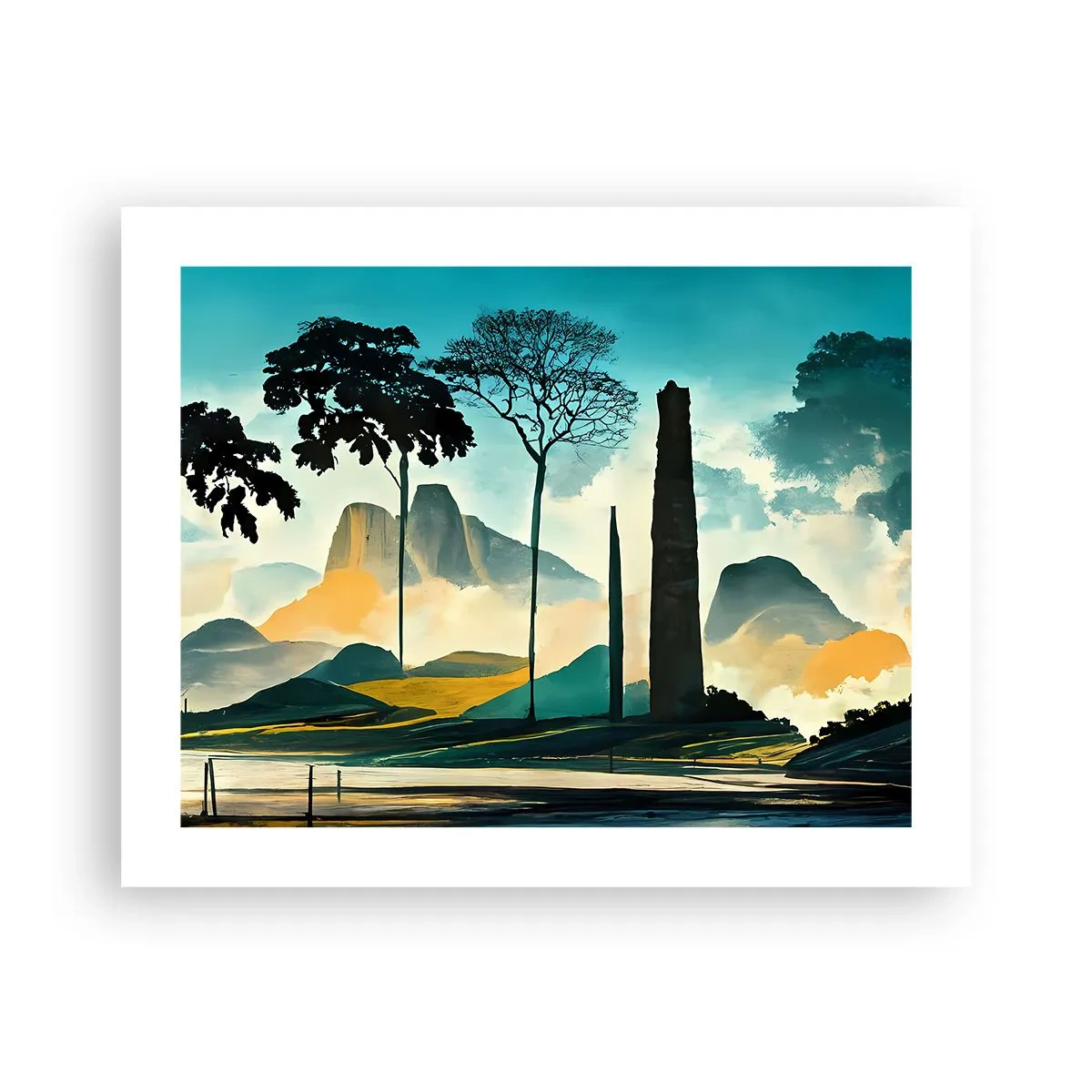 Poster - Nog hoger en hoger - 50x40 cm