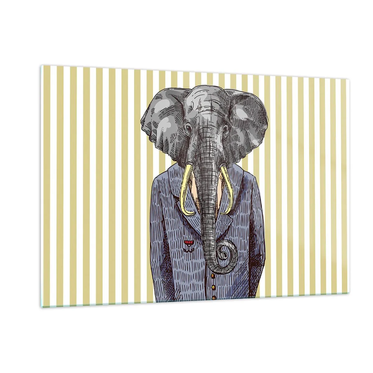 Schilderen op glas - Elegant van nature - 120x80 cm