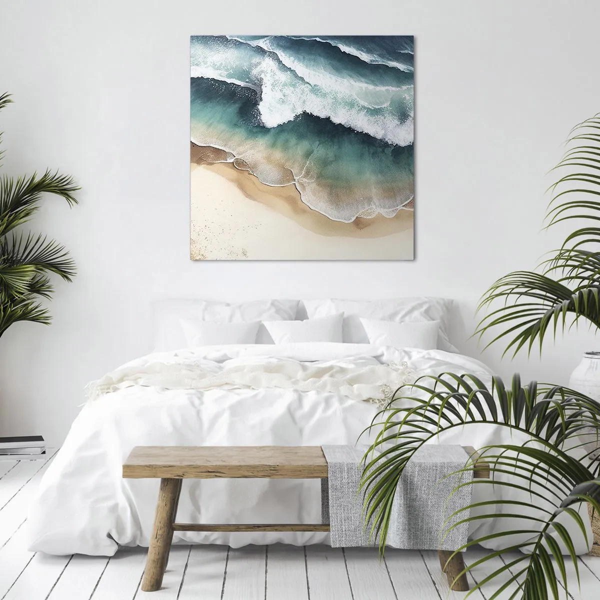 Schilderen op canvas - De eeuwige ontmoeting - 40x40 cm