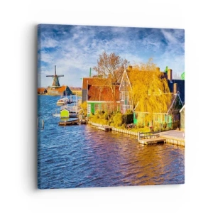Schilderen op canvas - Eeuwenlang geen verandering - 30x30 cm