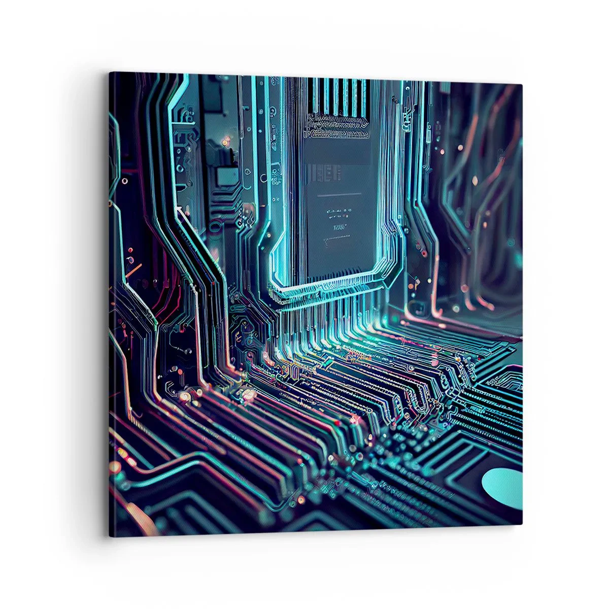 Schilderen op canvas - Ik ben aan het denken… - 70x70 cm