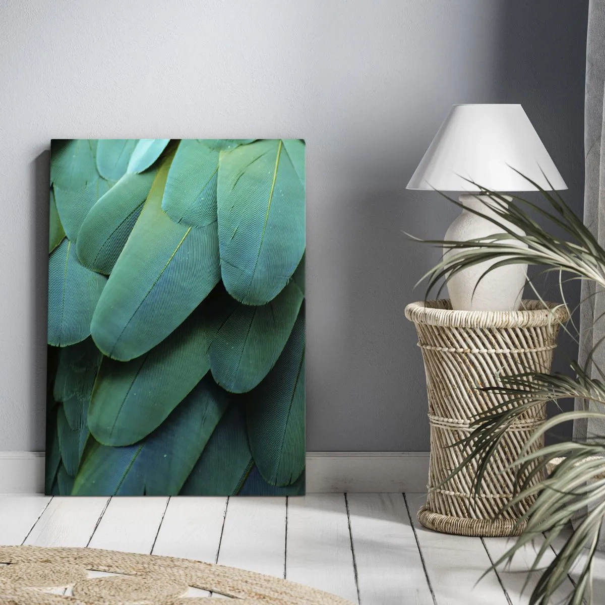 Schilderen op canvas - Papegaaiachtige precisie - 50x70 cm