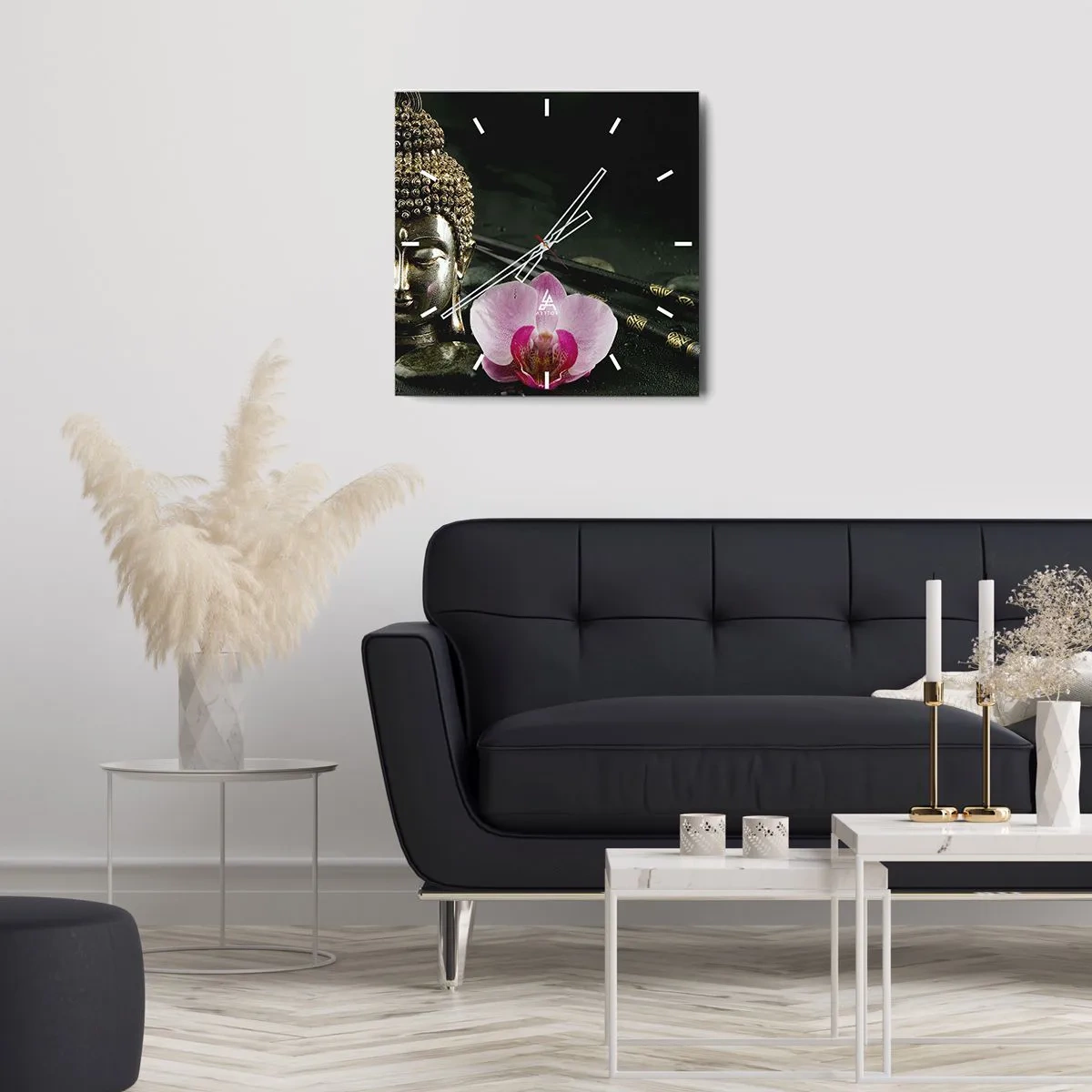 Wandklok - Klok - Harmonie van wijsheid en schoonheid - 40x40 cm
