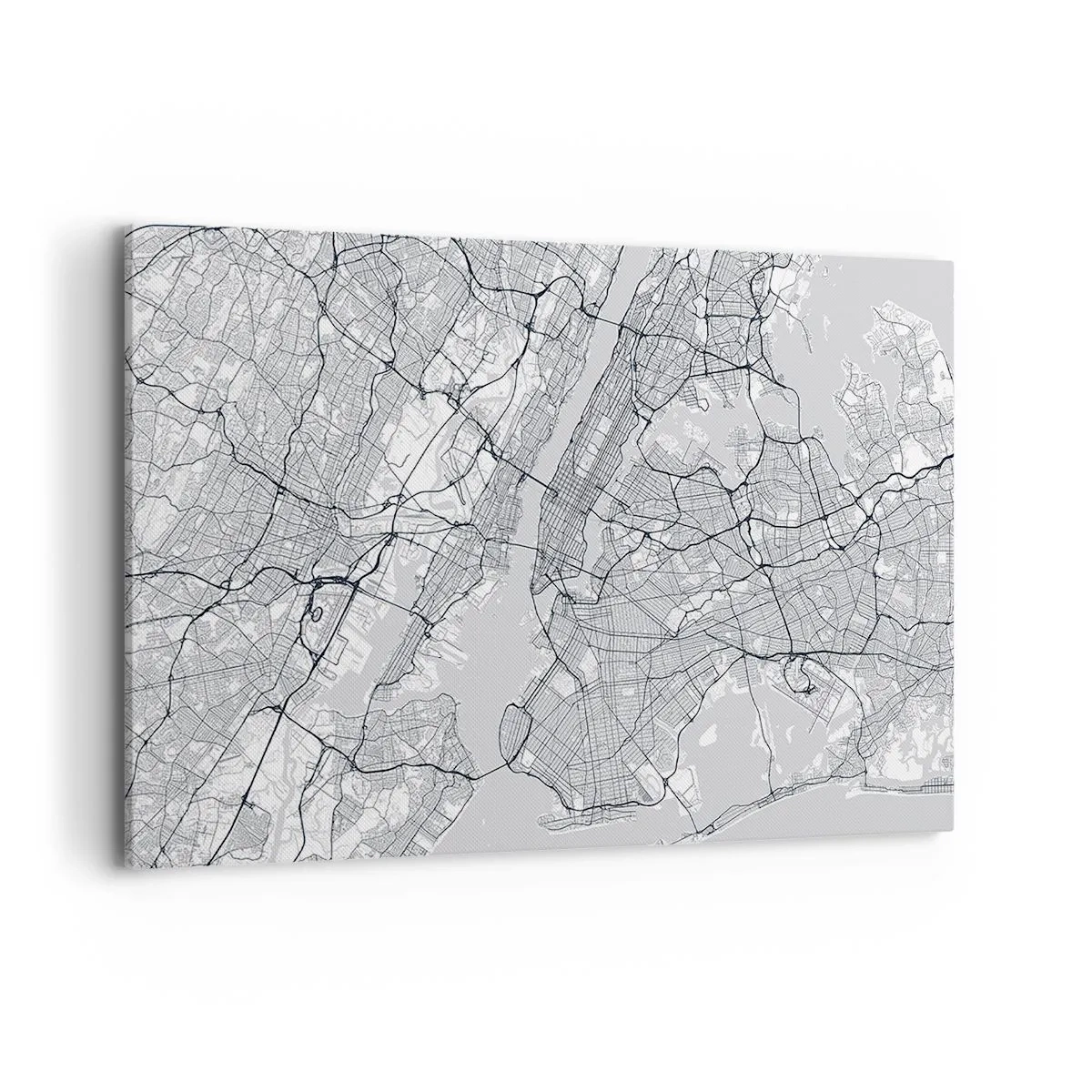 Schilderen op canvas - De anatomie van een metropool - 120x80 cm