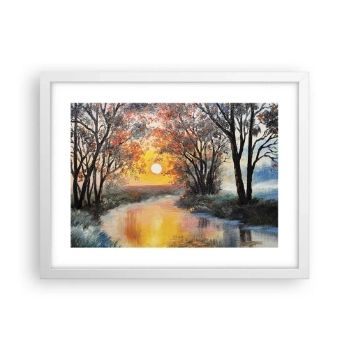 Poster in een witte lijst - Herfst vibes - 40x30 cm