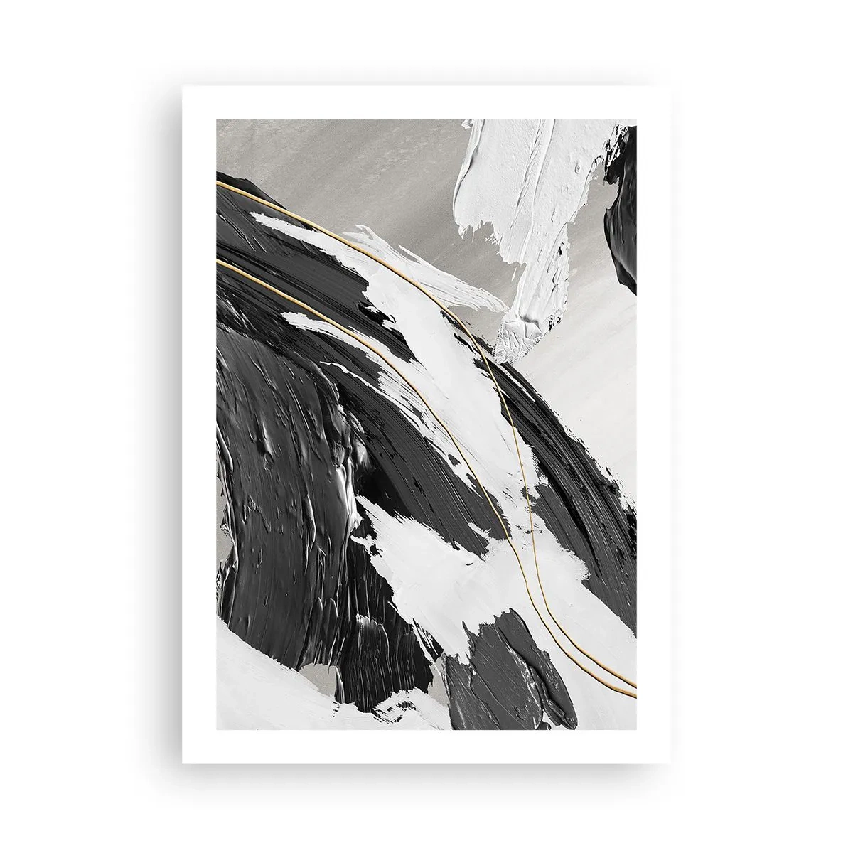 Poster - Abstractie op grote schaal - 50x70 cm