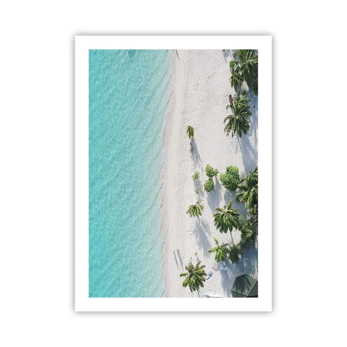 Poster - Een vakantie in het paradijs - 50x70 cm