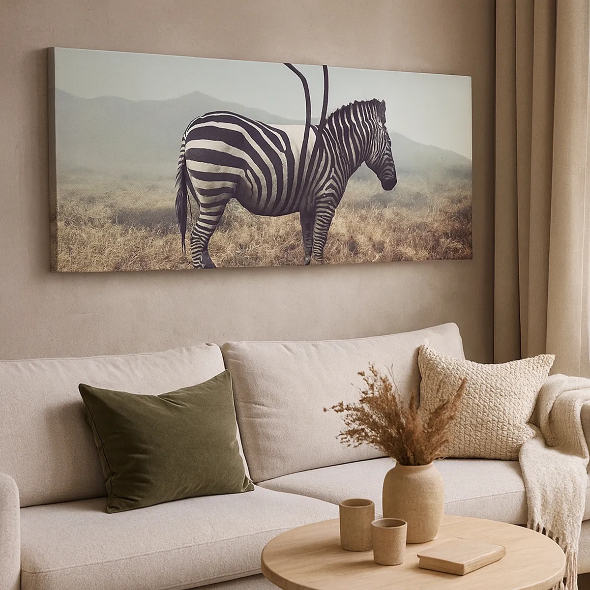 Schilderen op canvas - Aandacht! Gebrek - 30x30 cm