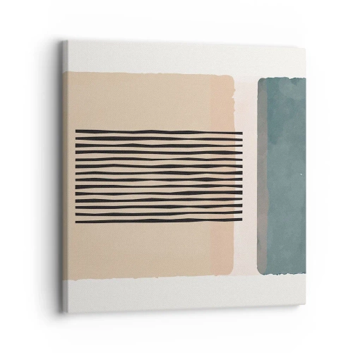 Schilderen op canvas - Alles is oke - 30x30 cm