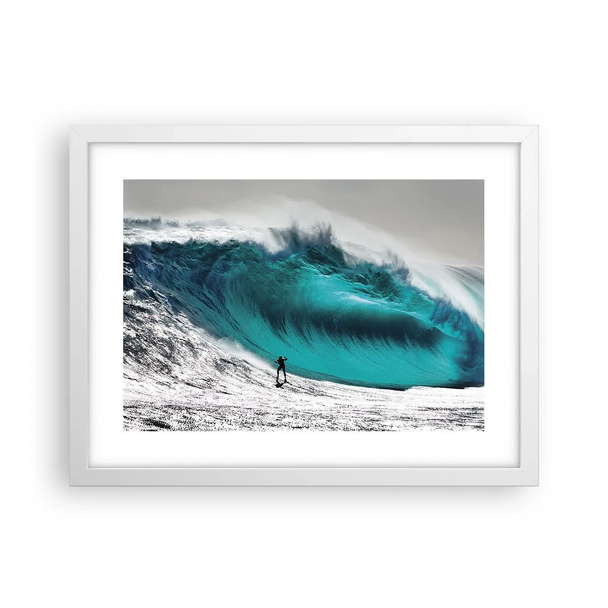 Poster in een witte lijst - Uitdaging aanvaard - 40x30 cm