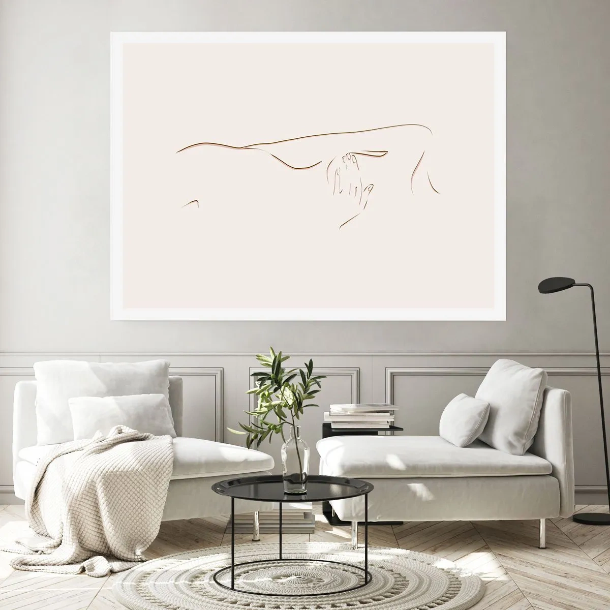 Poster - De vorm van verlangen - 70x50 cm