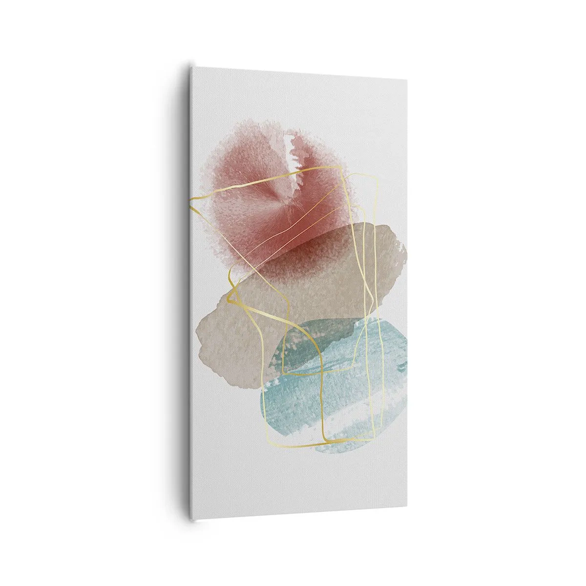 Schilderen op canvas - Koralen van de ruimte - 65x120 cm