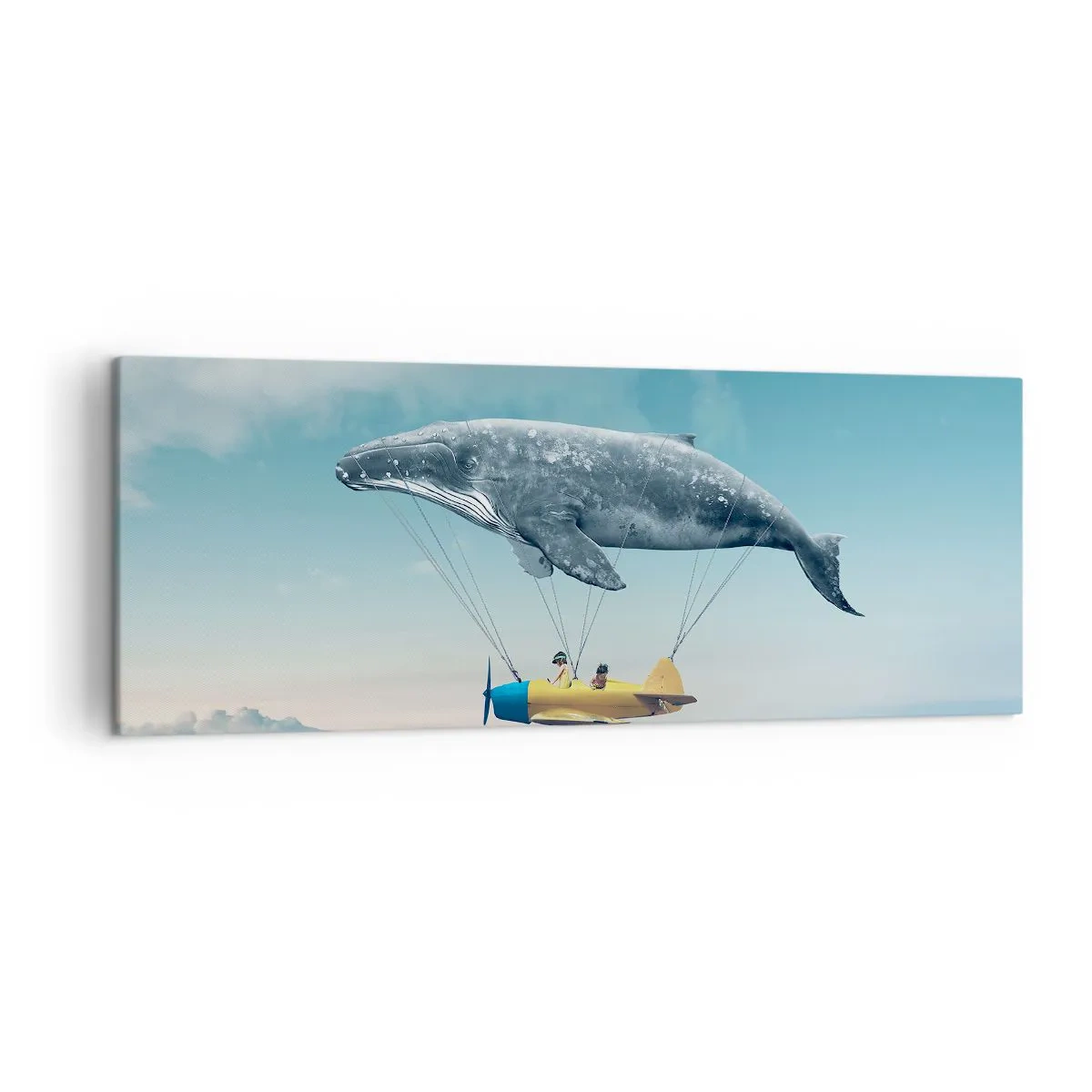 Schilderen op canvas - Waarom niet? - 140x50 cm