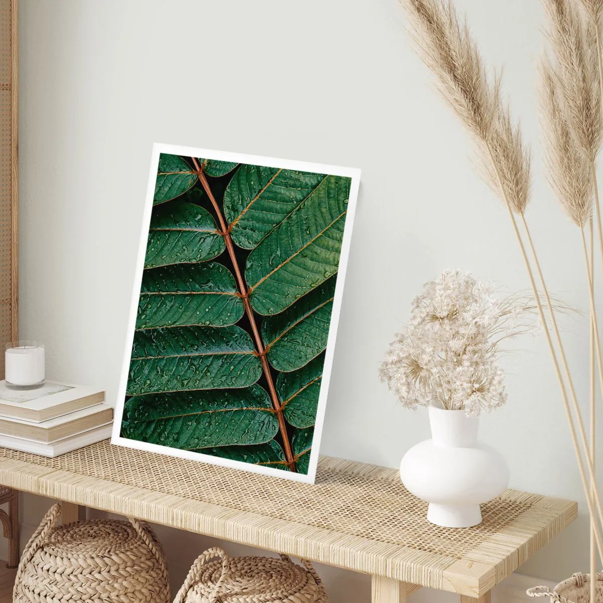 Poster - In een groen ritme - 30x40 cm