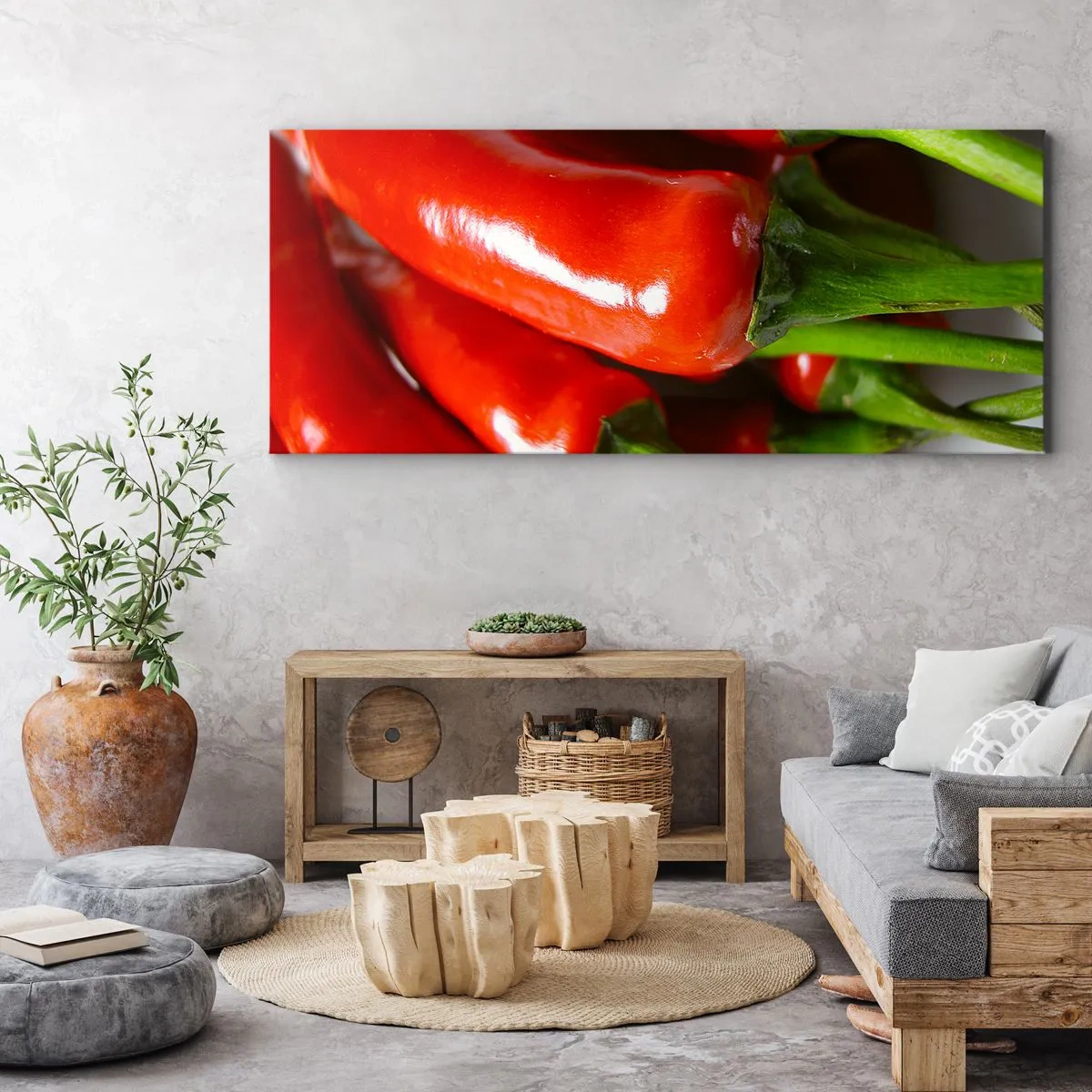 Schilderen op canvas - Sappig, glanzend, glad - 120x50 cm