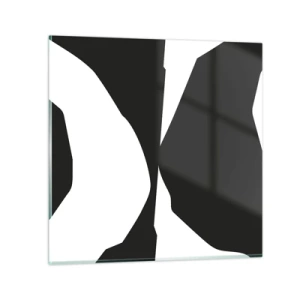 Schilderen op glas - Positief – negatief - 60x60 cm