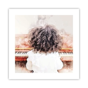 Poster - In de nieuwe wereld - 40x40 cm