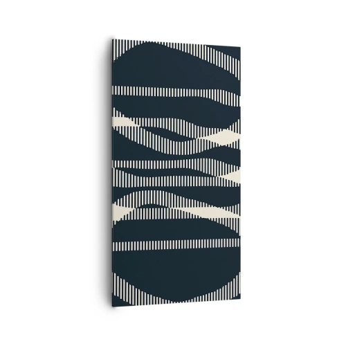 Schilderen op canvas - Een poging om de duisternis te doorbreken - 65x120 cm