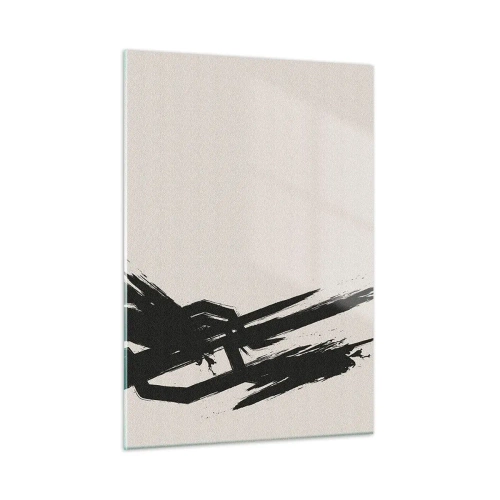 Schilderen op glas - Onstuitbare haast - 50x70 cm