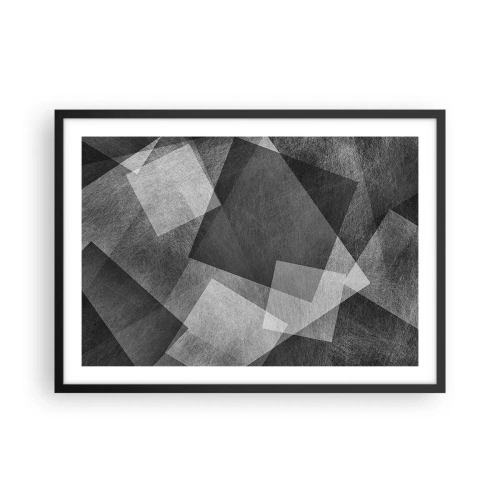 Poster in een zwarte lijst - Het eeuwige symbool van duurzaamheid en orde - 70x50 cm
